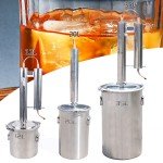 US 12/20/35L Alcohol Distiller Brewing Kit Moonshine Still Stainless Wine Boiler