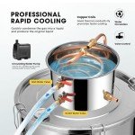 8 Gal 3-Pot Moonshine Distilling Kit with Pump