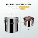 8 Gal 3-Pot Moonshine Distilling Kit with Pump