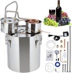 Stainless Steel 5 Gal Alcohol Distillation Kit