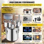 19L Copper Moonshine Still Kit for Home Brewing