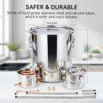 Stainless Steel 5 Gal Alcohol Distillation Kit