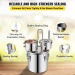 19L Copper Moonshine Still Kit for Home Brewing