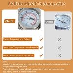10 Gal Stainless Steel Distillery Kit with Thermometer