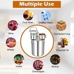 10 Gal Stainless Steel Distillery Kit with Thermometer