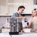 VIVOHOME 5 Gal Home Distillation Kit with Thermometer