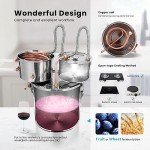 VIVOHOME 5 Gal Home Distillation Kit with Thermometer