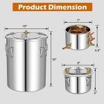 10 Gallon Stainless Steel Alcohol Distiller Kit