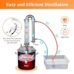 YUEWO 13.2GAL Stainless Steel Home Distillery Kit