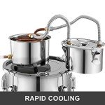 VEVOR Stainless Steel Alcohol Distillation Kit