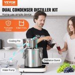 3-Gal Stainless Steel Moonshine Still with Pump
