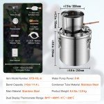 3-Gal Stainless Steel Moonshine Still with Pump