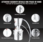 VEVOR 8 Gal Stainless Steel Alcohol Distillery Kit