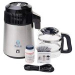 Stainless Steel Countertop Water Distiller with Glass