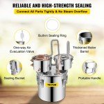 VEVOR Moonshine Still Distilling Kit – 3 to 13 Gal