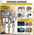 VEVOR 50L Water Alcohol Distillation Kit