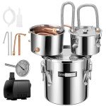 VIVOHOME 50L Stainless Steel Alcohol Distillation Kit