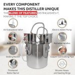 Stainless Steel 5 Gallon Moonshine Distilling Kit