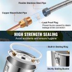 8-Gal Moonshine Still Distiller Kit with Thumper