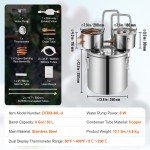 8-Gal Moonshine Still Distiller Kit with Thumper