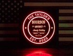 Personalized Bourbon Whiskey LED Sign for Distilleries