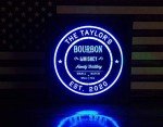 Personalized Bourbon Whiskey LED Sign for Distilleries