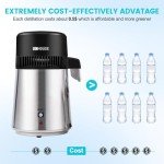 1 Gallon Stainless Steel Water Distiller for Home