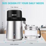 1 Gallon Stainless Steel Water Distiller for Home