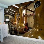 Scottish Whiskey Distillery Peel & Stick Wallpaper