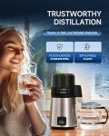 Home Water Distiller with Glass Container, 4L