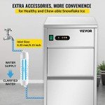 VEVOR 55LBS/24H Stainless Steel Ice Maker