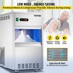 VEVOR 55LBS/24H Stainless Steel Ice Maker
