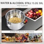 Stainless Steel 50L Distillery Kit for Home Brewing