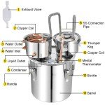 9.6 Gal Distillery Kit with 3 Pots & Pump