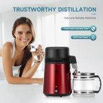 Stainless Steel 4L Water Distiller for Home
