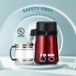 Stainless Steel 4L Water Distiller for Home