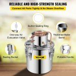 VEVOR 9.6 Gal Stainless Steel Distillery Kit