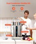 VEVOR 50L Stainless Steel Dual Condenser Distillery Kit