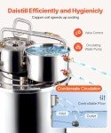 VEVOR 50L Stainless Steel Dual Condenser Distillery Kit