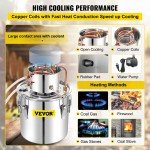 VEVOR 13.2Gal Home Distillation Kit with Pump