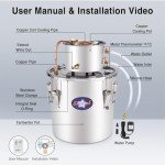 Seeutek 50L Alcohol Distiller Kit with Pump