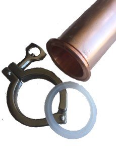 Copper Ferrule & Tri Clamp Keg Still Adapter Kit