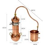 Copper Moonshine Still - 2L/3L Home Distillery Kit