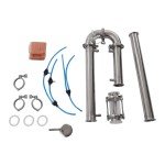 Stainless Steel 2" Moonshine Distilling Column Kit