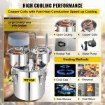 VEVOR 50L Stainless Steel Alcohol Distillery Kit