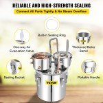 VEVOR 50L Stainless Steel Alcohol Distillery Kit
