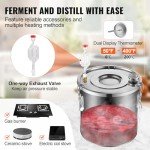VEVOR 5 Gal Stainless Steel Alcohol Distillery Kit