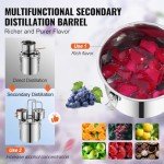 VEVOR 5 Gal Stainless Steel Alcohol Distillery Kit