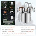 VEVOR 5 Gal Stainless Steel Alcohol Distillery Kit
