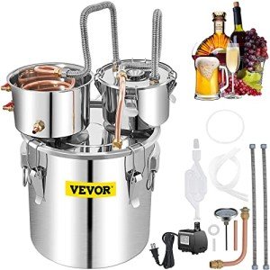 VEVOR 50L Alcohol Distillery Kit with Copper Tube